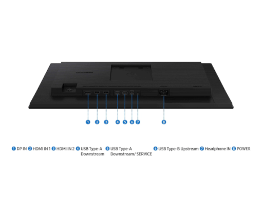 ⁦מסך SAMSUNG S24D408GAM IPS FHD 100hz Speakers DP 2XHDMI USB HUB⁩ – תמונה ⁦3⁩