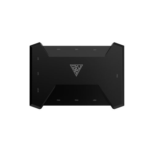 ⁦GAMDIAS  AEOLUS P2-1203U WH  שלוש מאווררים ובקר לבן ARGB⁩ – תמונה ⁦3⁩