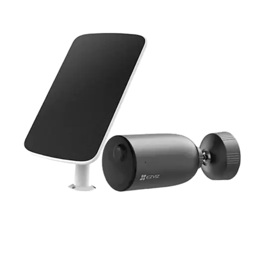 מצלמת אבטחה חיצונית EB3 4G ופאנל סולרי מבית EZVIZ