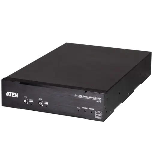AP212 2 x 120W Power Amplifier with DSP מבית ATEN