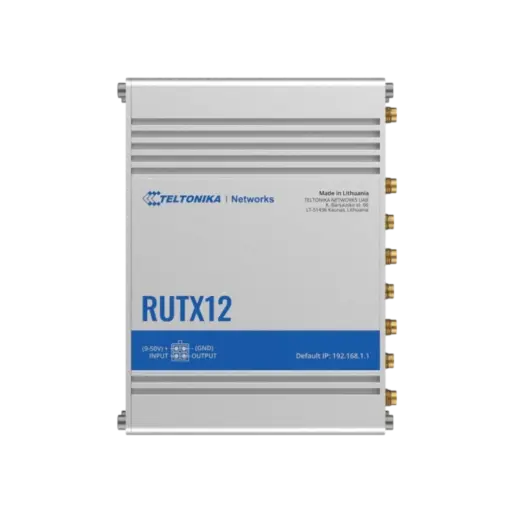 נתב סלולרי תעשייתי RUTX12 4G מבית Teltonika