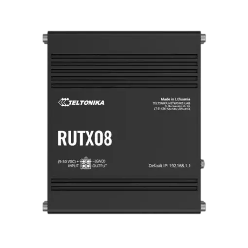 נתב תעשייתי קווי (ללא סים) RUTX08 מבית Teltonika