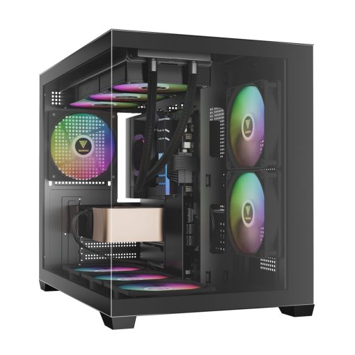 ⁦מארז מחשב GAMDIAS AURA GC10M ARGB⁩ – תמונה ⁦2⁩