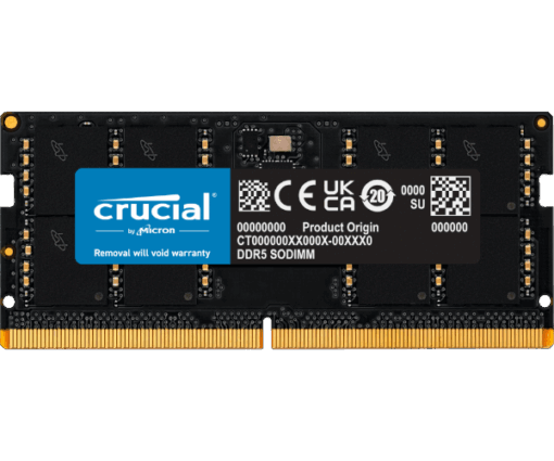זכרון לנייד Crucial DDR5 48GB SODIMM 5600MHZ C46