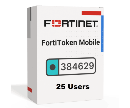 רישיון Fortinet FortiTokenMobile 25 User Electronic License