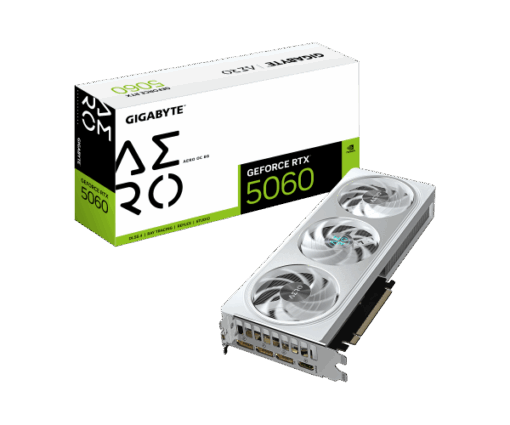 כרטיס מסך Gigabyte GeForce RTX 5060 AERO OC 8GB