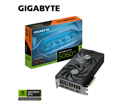 כרטיס מסך GIGABYTE GEFORCE 5060 TI EAGLE OC 8GB
