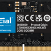 Crucial SODIMM 32GB DDR5 5600Mhz SODIMM CL46 (16Gbit) CT32G56C46S5