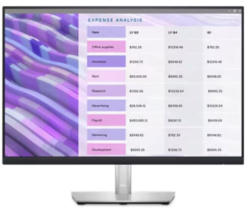 Dell Pro 24 Plus  USB-C Hub Monitor - P2425DE,  (23.8) QHD 2K , HDMI, DP, Type C, RJ45, Height, Pivot