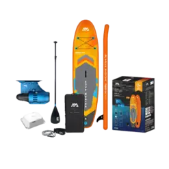 סאפ AMgo 330PFS+מנוע סנפיר בצבע כחול מבית AQUA MARINA