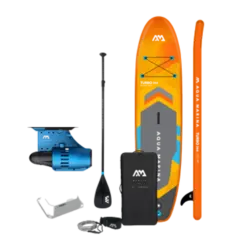 סאפ AMgo 366PFS+מנוע סנפיר בצבע כחול מבית AQUA MARINA
