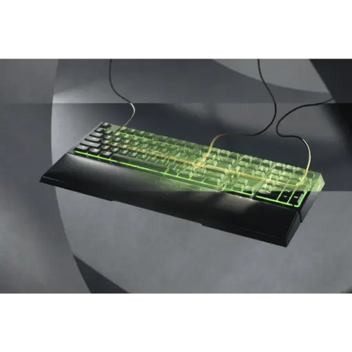 ⁦מקלדת גיימינג Razer BlackWidow V3 Green Switch שחורה חוטית באחריות יבואן רשמי⁩ – תמונה ⁦2⁩