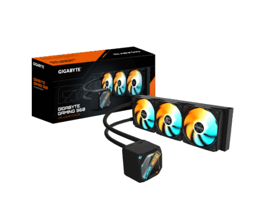 קירור נוזלי משולש Gigabyte Gaming 360 3XARGB 120MM Fan Black