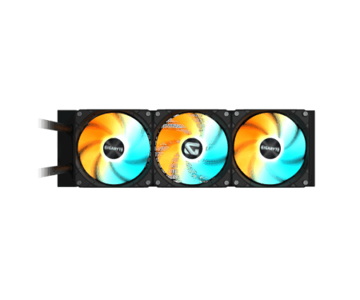 ⁦קירור נוזלי משולש Gigabyte Gaming 360 3XARGB 120MM Fan Black⁩ – תמונה ⁦4⁩