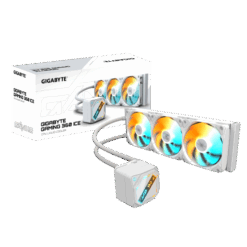 קירור נוזלי משולש Gigabyte Gaming 360 ICE 3XARGB 120MM Fan White
