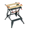 שולחן עבודה מתקפל BLACK&DECKER WM550 משטח 610x472 מ"מ עומס 250 ק"ג באחריות יבואן רשמי