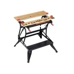 שולחן עבודה מתקפל BLACK&DECKER Workmate 825 Deluxe עם מערכת הידוק מתקדמת, 3 מצבי עבודה, נשיאת משקל עד 250 ק"ג, באחריות יבואן רשמי