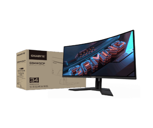 ⁦מסך קעור Gigabyte G34WQCP Gaming Monitor 3440X1440 1Ms VA 180Hz⁩ – תמונה ⁦5⁩