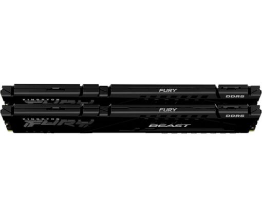 ⁦זכרון Kingston Fury Beast DDR5 64GB 2X32 6400MHZ CL32 INTEL XMP שחור 3 שנות אחריות יבואן רשמי⁩ – תמונה ⁦3⁩