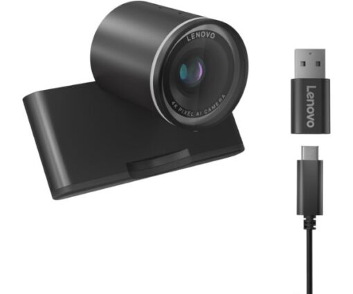 ⁦מצלמת אינטרנט Lenovo UHD Webcam 4K 8MP MIC USB⁩ – תמונה ⁦3⁩