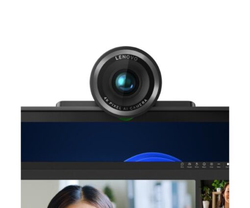 ⁦מצלמת אינטרנט Lenovo UHD Webcam 4K 8MP MIC USB⁩ – תמונה ⁦4⁩