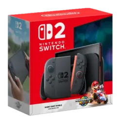קונסולת משחק Nintendo Switch 2 Mario World 256GB LCD 7.9 אינץ 4K HDR 120fps באחריות יבואן רשמי