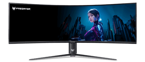 מסך מחשב גיימינג Acer Predator Z57 4K 120Hz VA קעור 1ms HDMI2.1 DP1.4 Type-C באחריות יבואן רשמי