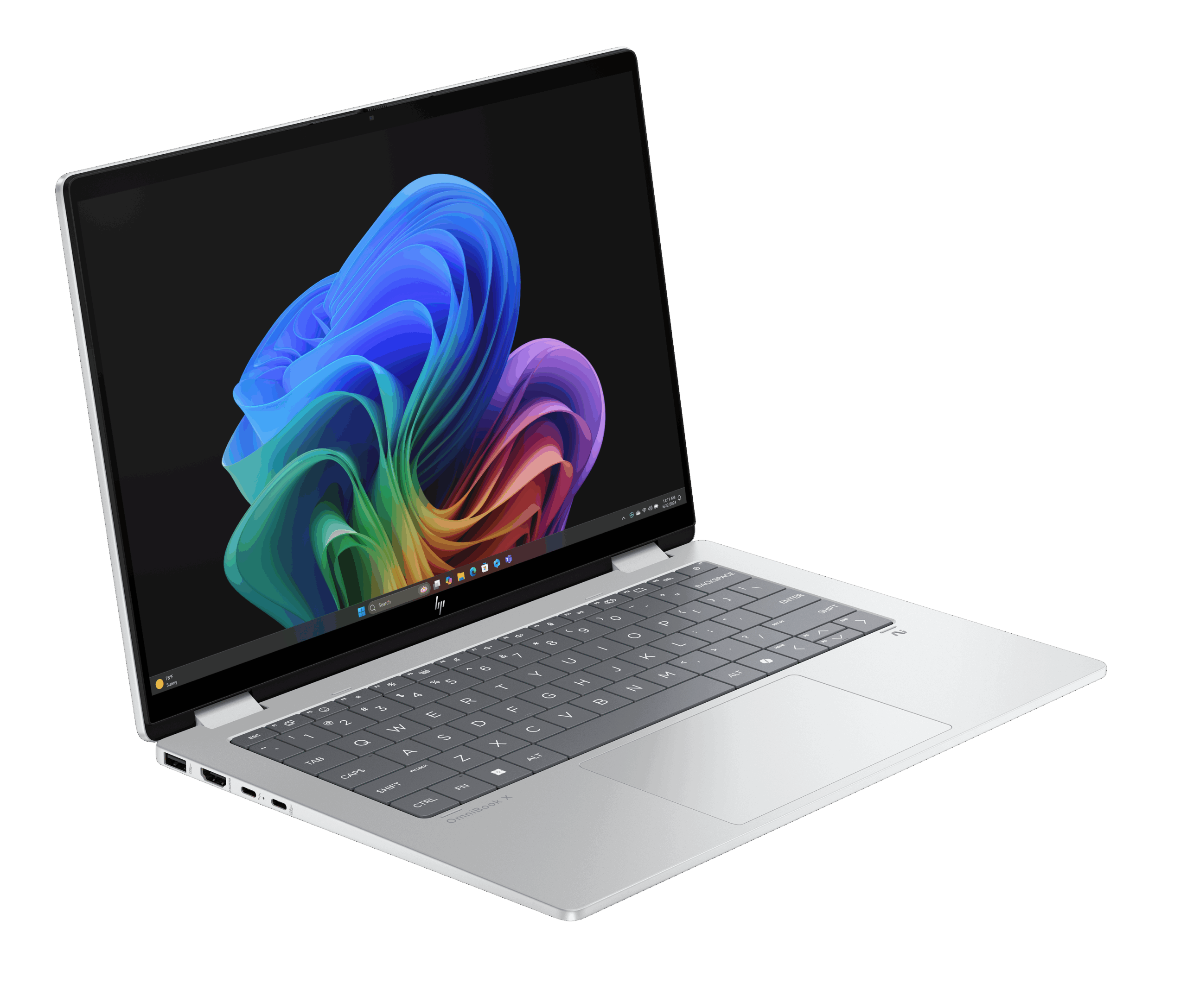 ⁦HP OmniBook X Flip 14-fm0000nj U7-258V|32GB|1TB|14Tch|W11|3Y⁩ – תמונה ⁦3⁩