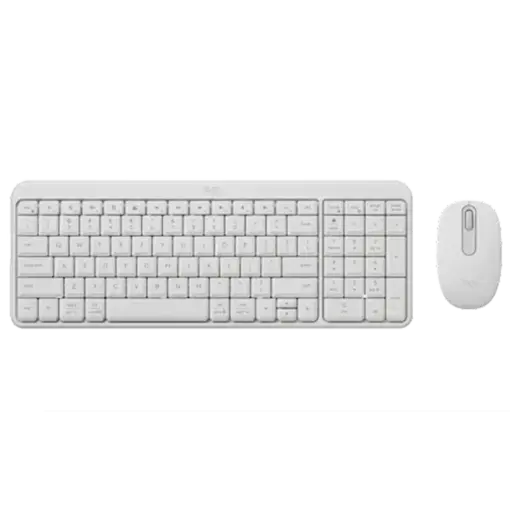 סט מקלדת ועכבר אלחוטיים Logitech MK250 Bluetooth – בצבע Offwhite