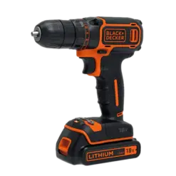 מברגת קידוח BLACK&DECKER BDCDC18 18V קומפקטית קלה ועוצמתית באחריות יבואן רשמי