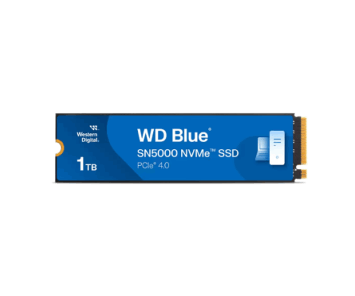 דיסק פנימי WD Blue SN5000 NVMe SSD 1TB PCIe Gen4X4 2280
