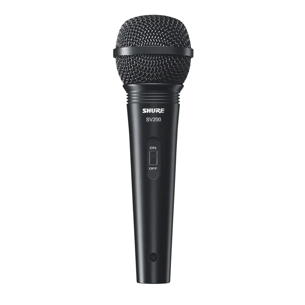 מיקרופון דינמי קרדיואידי ליד דגם SV200 מבית SHURE