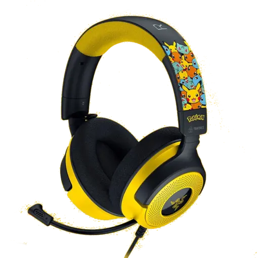 אוזניות גיימינג RAZER KRAKEN V4 X Pokémon Edition