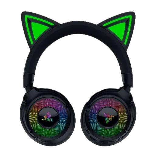 RAZER KRAKEN KITTY V3 – אוזניות גיימינג אלחוטיות שחור