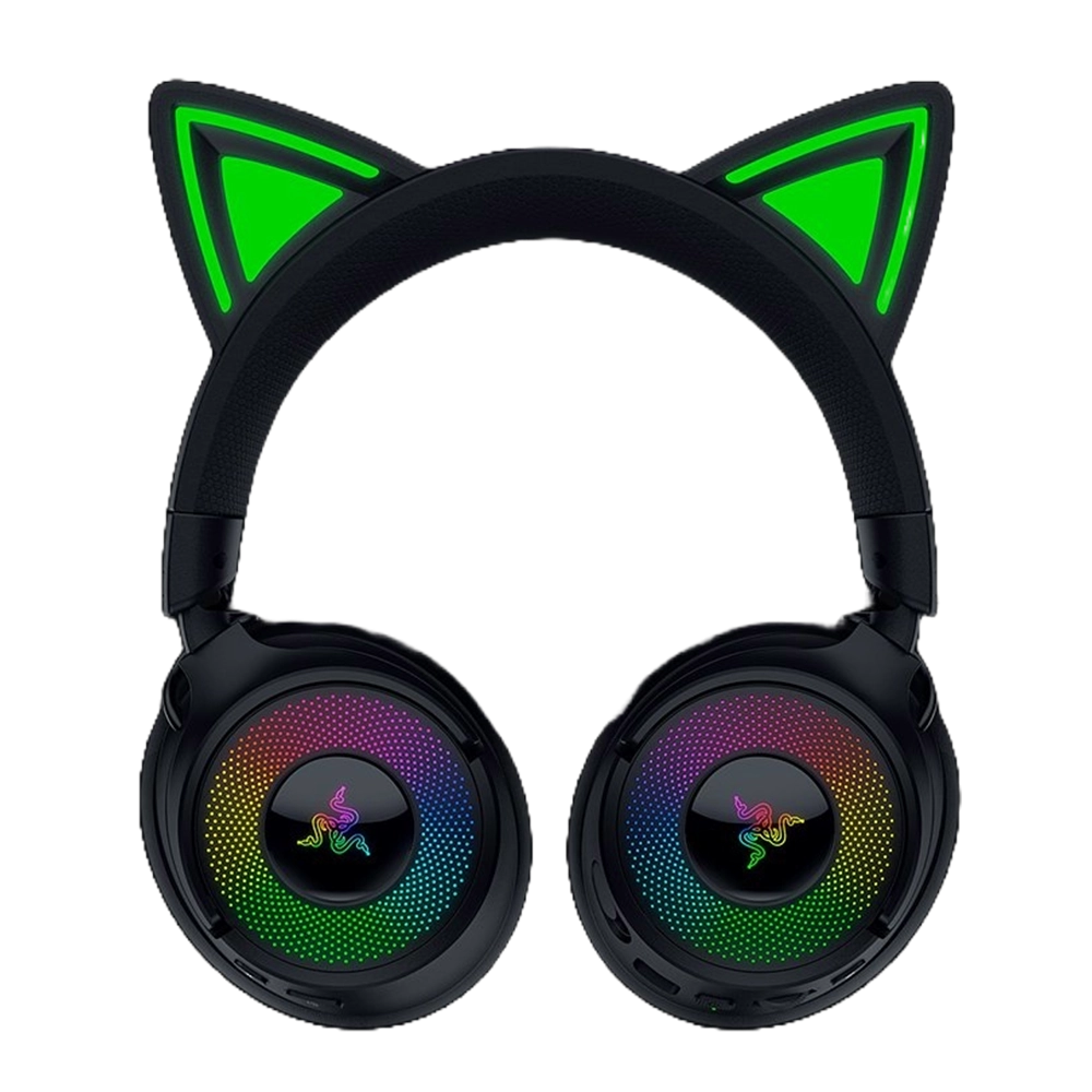 RAZER KRAKEN KITTY V3 – אוזניות גיימינג אלחוטיות שחור