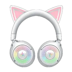 RAZER KRAKEN KITTY V3 – אוזניות גיימינג אלחוטיות לבן