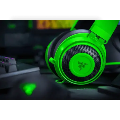 אוזניות גיימינג RAZER Kraken multi-platform ירוק