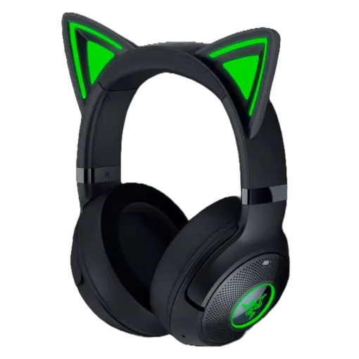 RAZER KRAKEN KITTY V2 – אוזניות גיימינג אלחוטיות שחור