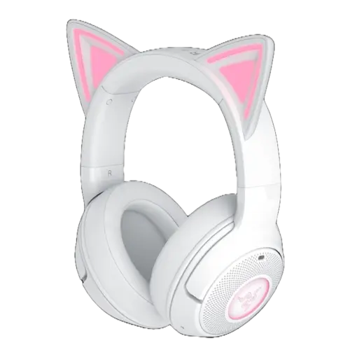 RAZER KRAKEN KITTY V2 – אוזניות גיימינג אלחוטיות לבן