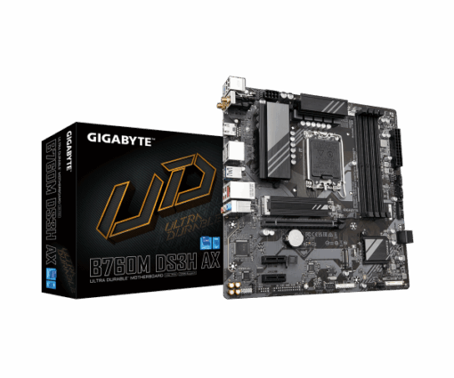 לוח Gigabyte B760M DS3H AX DDR5 Micro-ATX WIFI6 LGA1700