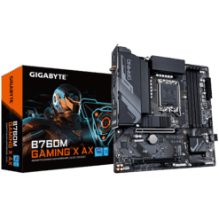 לוח אינטל דורות 12-14 Gigabyte B760M GAMING X AX 1.2 DDR5 Wifi BT