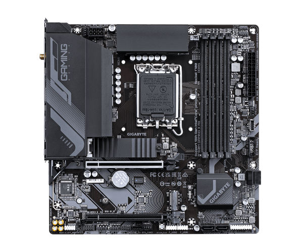 לוח אינטל דורות 12-14 Gigabyte B760M GAMING X AX 1.1 DDR5 Wifi BT – תמונה 2