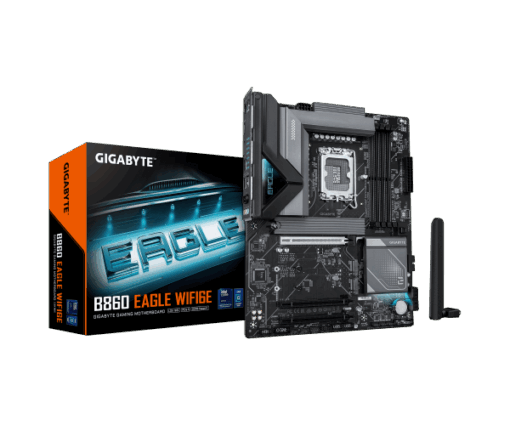 לוח למעבד דור 15 Gigabyte B860 EAGLE WIFI6E ATX 2.5GB LAN