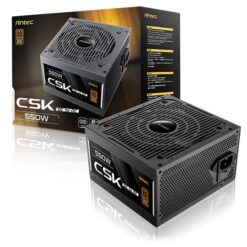 ספק כוח Antec CSK 550DC 550W ATX Non-Modular PSU 80 plus Bronze