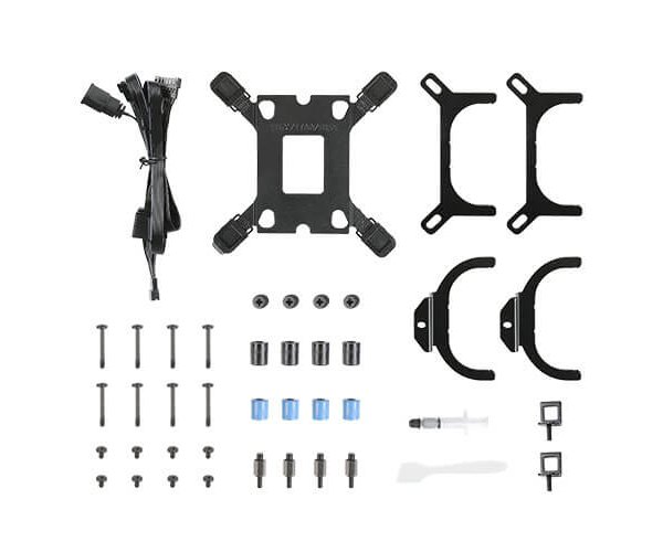 קירור נוזלי כפול Antec SKELETON 240 ARGB Black INTEL AMD – תמונה 5