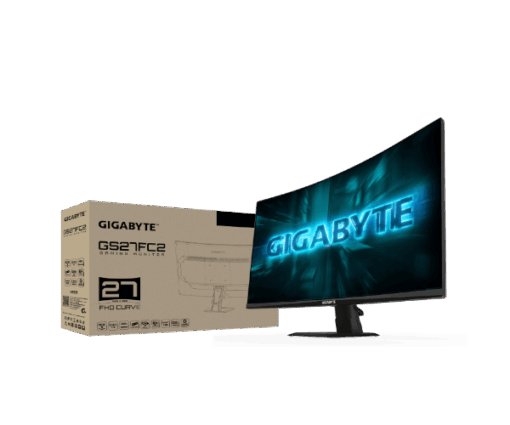 מסך Gigabyte GS27FC2 FHD VA 1Ms 240Hz HDR10 Curved Vesa100