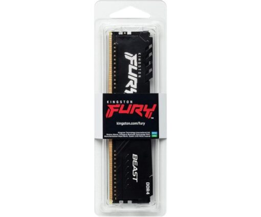 זכרון לנייח Kingston Fury Beast DDR4 16GB 3200Mhz C16
