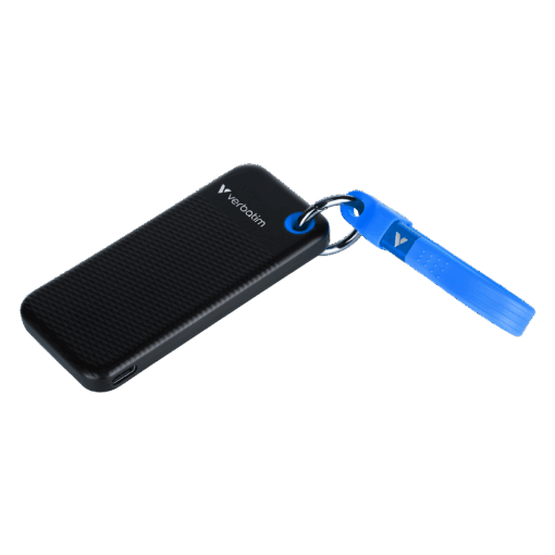 Verbatim Pocket SSD USB 3.2 Gen 2 2TB Black Blue
