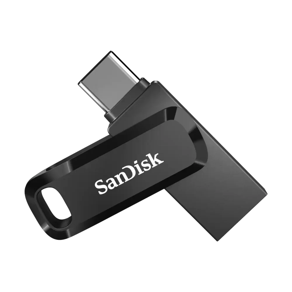 כונן Ultra Dual Drive Go USB Type-C™ 1TB בצבע שחור מבית SANDISK