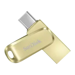 כונן Ultra Dual Drive Luxe USB Type-C™ 256GB בצבע זהב מבית SANDISK
